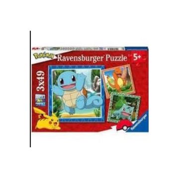 Ravensburger 055869 3x49 Parça Pokemon Puzzle
