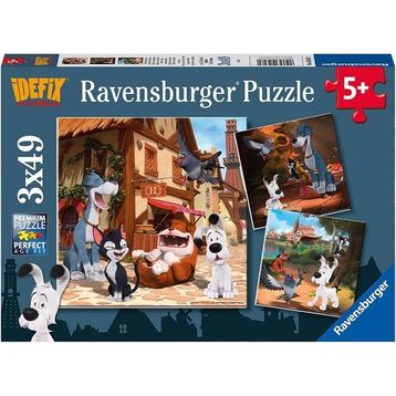 Ravensburger 056262 3x49 Parça Idefix Puzzle