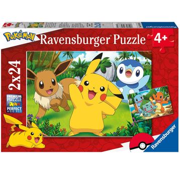 Ravensburger 056682 2x24 Parça Pokemon Puzzle