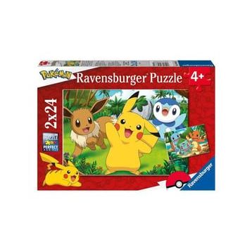 Ravensburger 056682 2x24 Parça Pokemon Puzzle