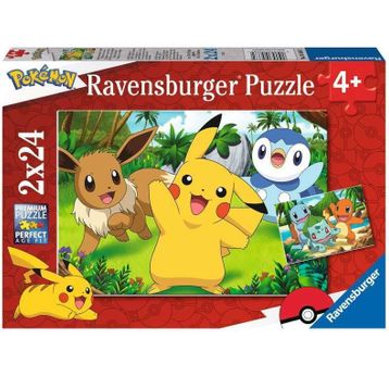 Ravensburger 056682 2x24 Parça Pokemon Puzzle