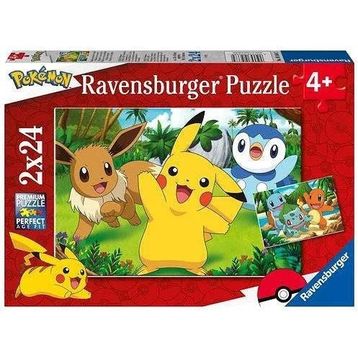 Ravensburger 056682 2x24 Parça Pokemon Puzzle