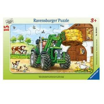 Ravensburger 060443 Tractor On Farm 15 Parça Puzzle
