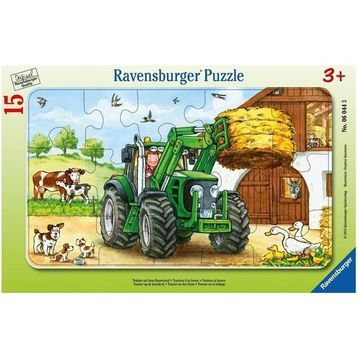 Ravensburger 060443 Tractor On Farm 15 Parça Puzzle
