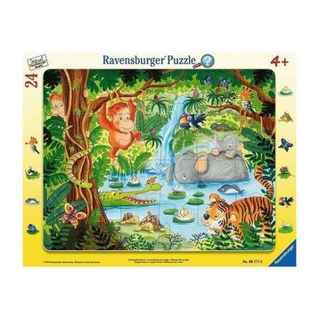 Ravensburger 061716 24 Parça Çerçeveli Jungle Puzzle