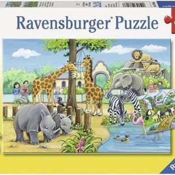 Ravensburger 078066 Zoo 2x24 Parça Puzzle