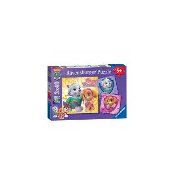 Ravensburger 080083 Paw Patrol Skye 3x49 Parça Puzzle