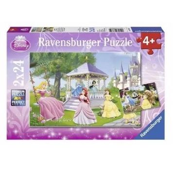 Ravensburger 088652 Disney Büyülü Prensesler 2X24 Parça Çocuk Puzzle