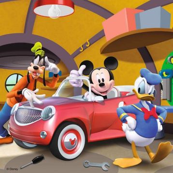 Ravensburger 092475 Mickey Club House 3X49 Parçalı Puzzle