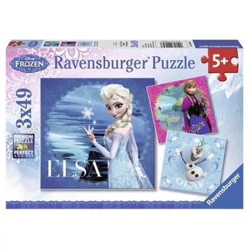 Ravensburger 092697 3x49 Parça Walt Disney Frozen Puzzle