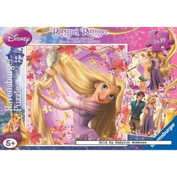Ravensburger 093465 Rapunzel 3x49 Parça Puzzle