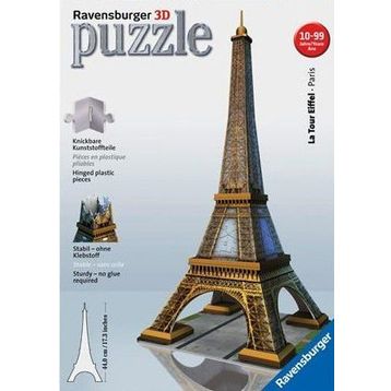 Ravensburger 125791 216 Parça Eyfel Kulesi 3D Puzzle
