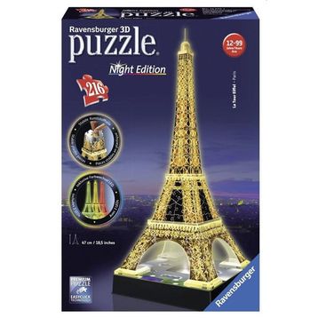 Ravensburger 125791 216 Parça Eyfel Kulesi 3D Puzzle