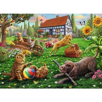 Ravensburger 128280 Bahçede 200 Parça Puzzle