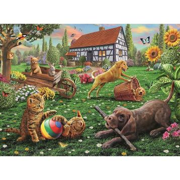 Ravensburger 128280 Bahçede 200 Parça Puzzle