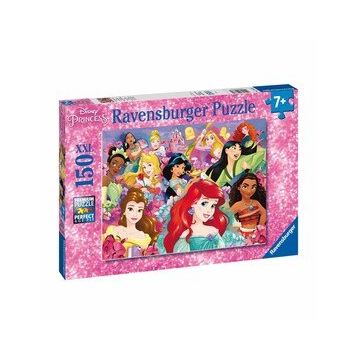 Ravensburger 128730 Çocuk 150 Parça WD Prensesler Puzzle