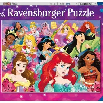 Ravensburger 128730 Çocuk 150 Parça WD Prensesler Puzzle