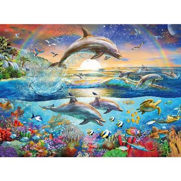 Ravensburger 128952 Yunuslar 300 Parça Puzzle