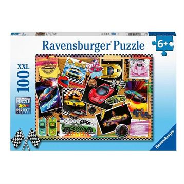 Ravensburger 128990 100 Parça Yarış Arabaları Çocuk Puzzle