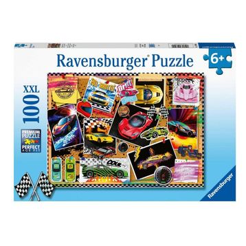 Ravensburger 128990 100 Parça Yarış Arabaları Çocuk Puzzle