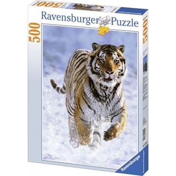 Ravensburger 144754 500 Parça Kaplan ve Kar Puzzle