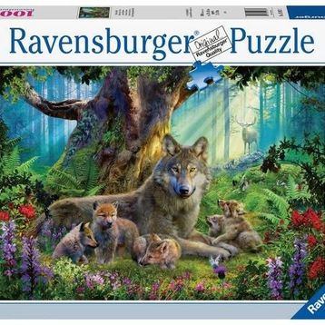 Ravensburger 159871 1000 Parça Puzzle Wolves İn Forest