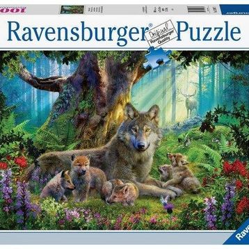 Ravensburger 159871 1000 Parça Puzzle Wolves İn Forest