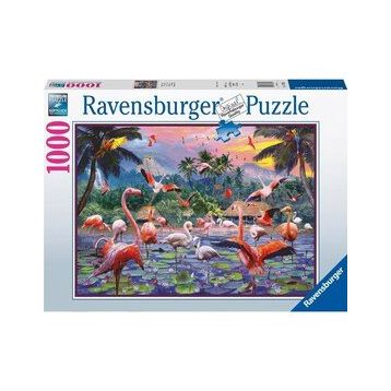 Ravensburger 170821 1000 Parça Pembe Flamingolar Puzzle