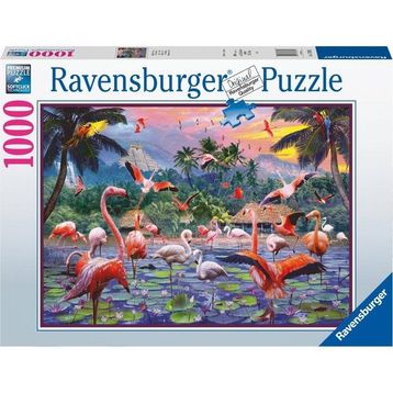Ravensburger 170821 1000 Parça Pembe Flamingolar Puzzle