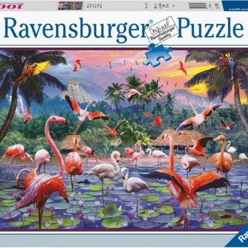 Ravensburger 170821 1000 Parça Pembe Flamingolar Puzzle
