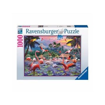 Ravensburger 170821 1000 Parça Pembe Flamingolar Puzzle