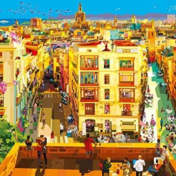 Ravensburger 171927 Valensiyada Yemek 1500 Parçalı Puzzle