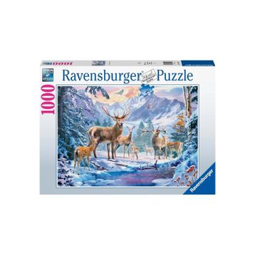 Ravensburger 199495 1000 Parça Karaca ve Geyik Puzzle