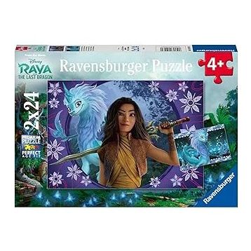 Ravensburger 2x24 P - Sisu, The Last Dragon/disney Raya and the Last Dragon Puzzle