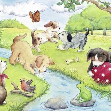 Ravensburger 2x24 Parça Hayvanlar Puzzle