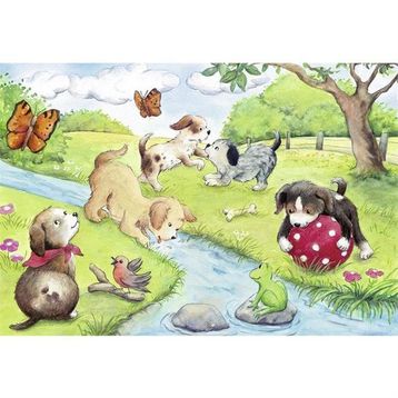 Ravensburger 2x24 Parça Hayvanlar Puzzle