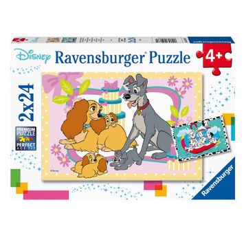 Ravensburger 2x24 Parça Hayvanlar Puzzle