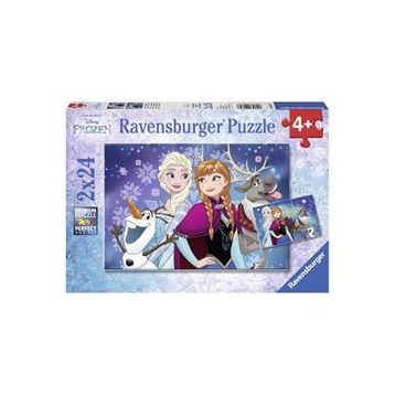 Ravensburger 2x24 Parça Wd Frozen Kuzey Işıkları Puzzle