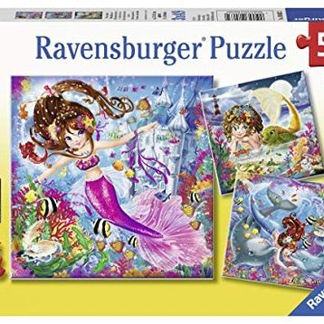 Ravensburger 3x49 Parça WD Mermaid Yapboz