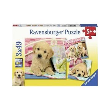 Ravensburger 49 Parça Puppies 3lü Puzzle