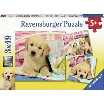 Ravensburger 49 Parça Puppies 3lü Puzzle