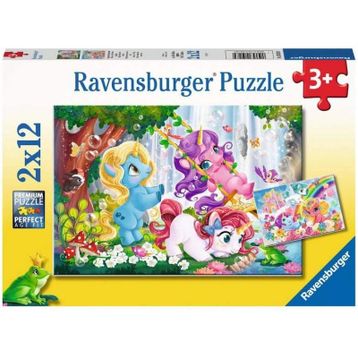 Ravensburger 50284 2x12 Parça Unicorn Puzzle