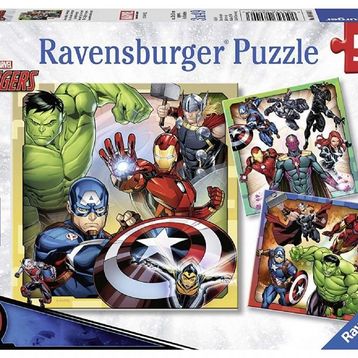 Ravensburger Avengers Kare 3X49 Parça Puzzle