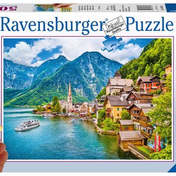 Ravensburger Avusturya'da Bir Köy Hallstatt 500 Parça Puzzle