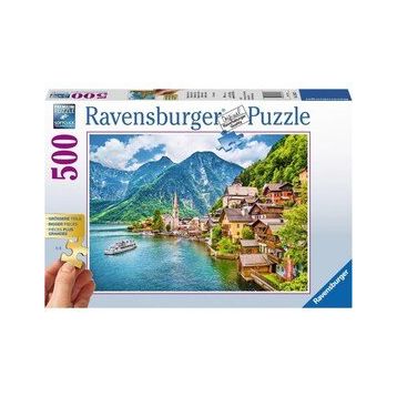 Ravensburger Avusturya'da Bir Köy Hallstatt 500 Parça Puzzle