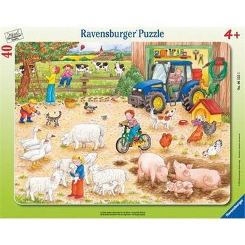 Ravensburger Büyük Çiftlik 40 Parça Çocuk Puzzle