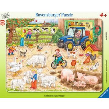 Ravensburger Büyük Çiftlik 40 Parça Çocuk Puzzle