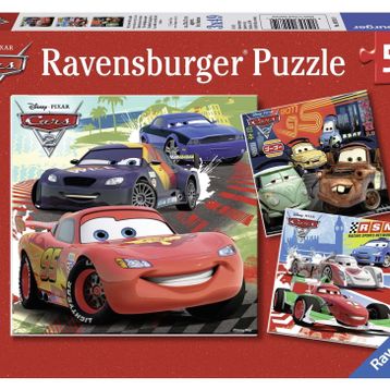 Ravensburger Cars 2 3 x 49 Parça Puzzle