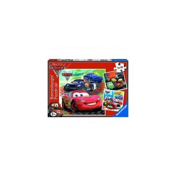 Ravensburger Cars 2 3 x 49 Parça Puzzle