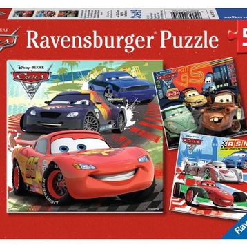Ravensburger Cars 2 3 x 49 Parça Puzzle